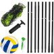 Neo-Sport Portable Volleyball and Badminton Net with Poles 570 cm