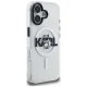 Karl Lagerfeld Case for iPhone 16 IML Choupette Head Sketch MagSafe, Clear