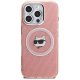 Karl Lagerfeld IML Choupette Head Logo MagSafe Case for iPhone 16 Pro Max, Pink