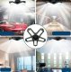 Складная потолочная LED лампа E27 50W, черная