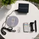 Waterproof Colorful Solar LED Strip Light with Remote 5m