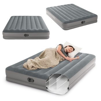 Intex Inflatable Mattress 203x152x30 cm with Built-in Electric Pump 64114