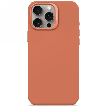Decoded AntiMicrobial Silicone Backcover with MagSafe  iPhone 16 Pro Max - Orange