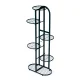 ModernHome PJJPS0014 Metal Flower Stand, 6 Levels, Black