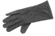 Touchscreen gloves with removable warmer, grey, R6412