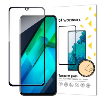 Apsauginis stiklas Wozinsky Full Glue skirtas Infinix Note 12 G96, juodas