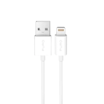 Puro TPE 12W USB-A to Lightning Cable 2m - White