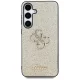 Guess Fixed Glitter Case for Samsung Galaxy S25, Gold