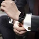 Tech-Protect LeatherFit Strap for Apple Watch 4 / 5 / 6 / 7 / 8 / 9 / SE / Ultra 1 / 2 (42/44/45/49 mm) - Black