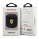 Ferrari On Track Leather AirPods Cover, Black