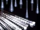 Meteor Shower LED Lights 50cm 8 Tubes IP44 Waterproof, Cool White