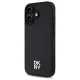 DKNY iPhone 16 Case Repeat Pattern Stack Logo MagSafe, Black