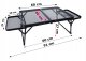 Gotel L71D2 Folding Aluminum Camping Table with Shelves