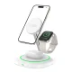 Tech-Protect QI15W-A46 3in1 Magnetic MagSafe Wireless Charger - White