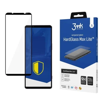 Sony Xperia 1 V 3MK HardGlass Max Lite 5D Tempered Glass Screen Protector