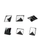 Dux Ducis Magi Case for iPad Pro 13\" (2024/2025) with Stand, Black