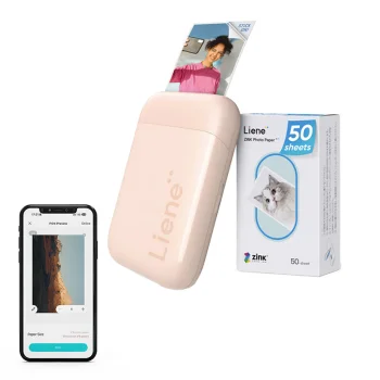 Liene Pearl 2x3" Portable Photo Printer, Pink