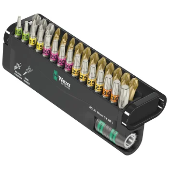 Bit Set Wera Bit-Check 30 Wood TORX HF 1, 30 Pieces