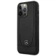 Mercedes iPhone 15 Pro Max Case Leather Urban Line, Black