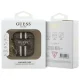 Guess AirPods 1 / 2 Case 4G Printed Stripes Charm, Brown