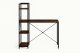 Gotel C5A Modern Loft Desk with Shelves, Reversible, Oak