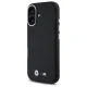 BMW iPhone 16 Case M Smooth Full Wrapped Metal MagSafe, Black