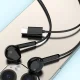 Dudao X3C Wired In-Ear USB-C Headphones 1.2m, Black