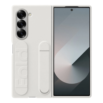 Samsung Galaxy Z Fold 6 ( SM-F956B/DS ) Original Silicon Case Cover, White (EF-MF956TWEGWW)