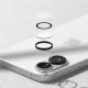 Ringke Camera Frame Protector 2-pack for iPhone 16 / 16 Plus, Black