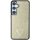 Guess Samsung Galaxy S24+ Case Rhinestone Triangle, Gold