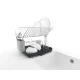 Joseph Joseph Y-Rack 2-Tier Dish Draining Rack, Grey