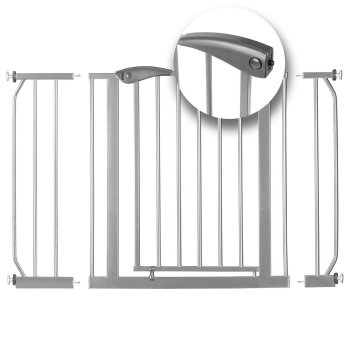 Nukido Pressure Fit Safety Gate 718301, 75-115 cm, Grey