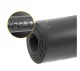 4Fizjo 1185 PU Rubber Yoga Mat 4 mm, Black