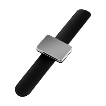 Magnetic Wristband for Hair Clips and Pins, Black