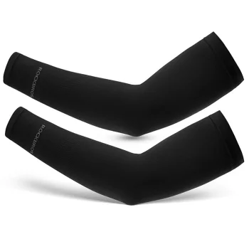 Rockbros XT9002BK Cycling Arm Warmers - Black (2 pcs.)