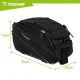 Waterproof Bike Trunk Bag Trizand 10L Rear Rack Pannier, Black