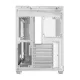 Darkflash TH285 PC Case (White) + 4 Fans