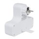 Maclean MCE224 4-Way Multi-Plug Adapter with Switch, White