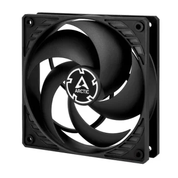 Arctic P12 Silent 120mm PC Case Fan, 3-pin, Black