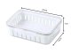 Produce Saver Fridge Organizer with Colander Basket, Clear