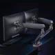 NanoRS RS166 Gaming Dual Monitor Mount, RGB LED, 17-32\", 2x9kg