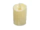 LED Candle with Moving Flame and Wax Effect, 7 cm
