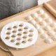 Dumpling and Pelmeni Maker Mold with 19 Holes, White