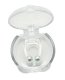 Magnetic anti-snoring nose clip transparent
