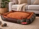Verk Group Soft Dog & Cat Bed with Removable Cushion (55x70x13 cm), Grey