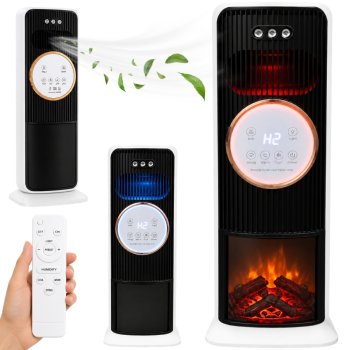 3-in-1 Kolonnas tipa termoventilators ar dzesēšanas, sildīšanas un mitrināšanas funkciju
