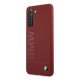BMW Samsung Galaxy S21+ Case Silicone Signature Logo, Red