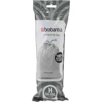 Brabantia PerfectFit Trash Bags Code H 50-60 L, 10 Pack