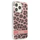 Guess Leopard Case for iPhone 13 Pro / 13 Pink