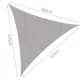 Gardlov Triangle Sun Shade Sail 4x4x4m, Grey
